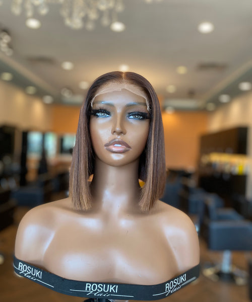 JAMIA UNIT (brown wig with highlights 10”)