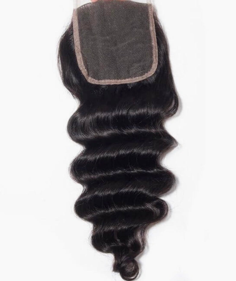 Loose deep wave closure - 5x5 HD (raw Hair)