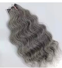 SALT AND PEPPER (raw hair)