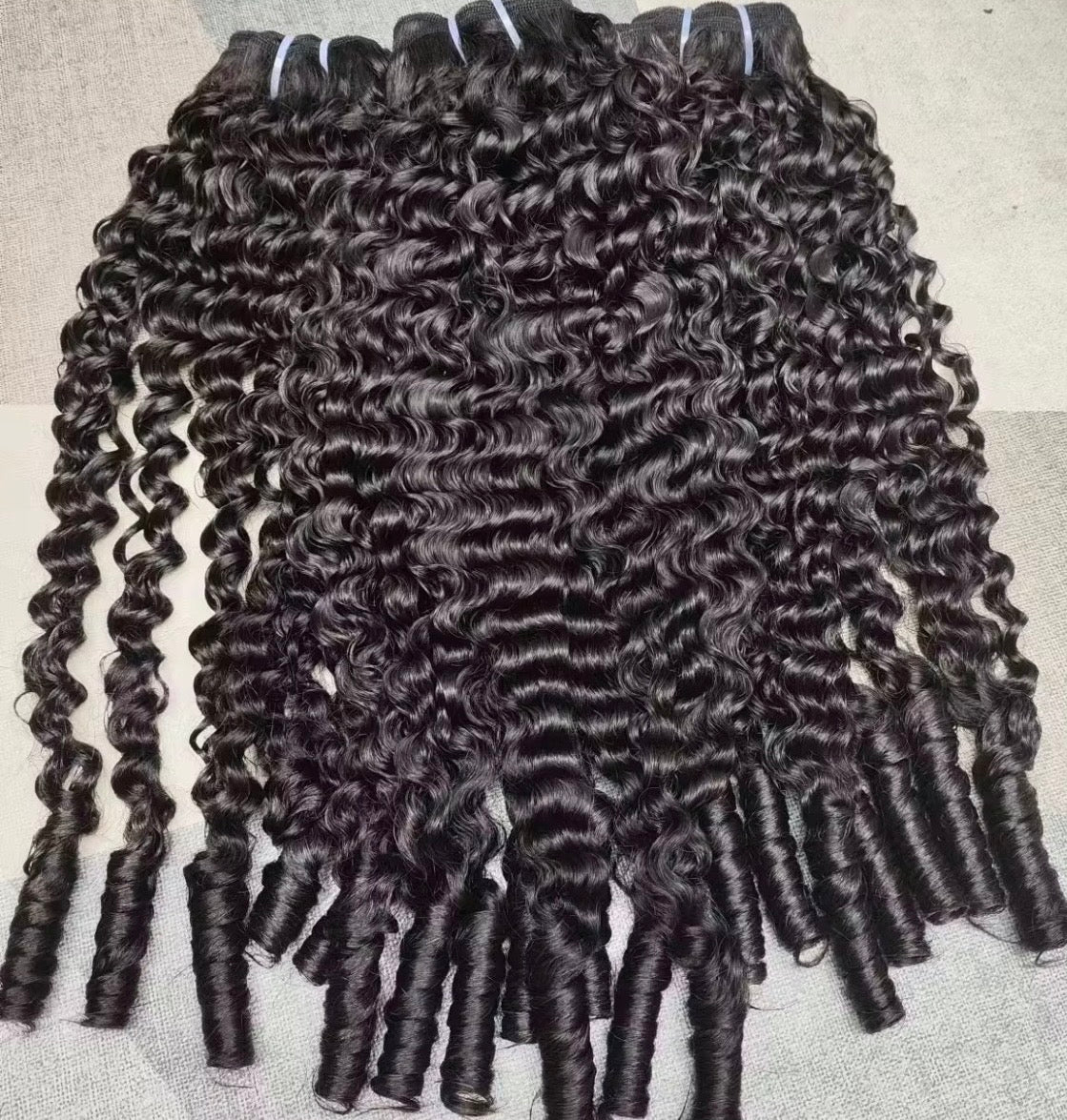 Burmese curl (spiral ends)