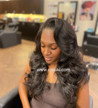 PRE-ORDER - Layered Natural black wig (color 1b wig)