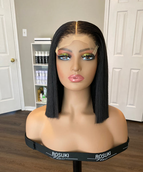 KIM UNIT (BONE STRAIGHT BLUNT CUT) 10/12 inches